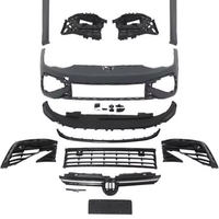 Nouveau Kit Complet de Pare-chocs Avant/Arrière, Calandre, Jupes Latérales et Diffuseur pour Golf 8 R, Vente en Gros Usine, Adaptation 100% pour Mise à Niveau et Rétrofit