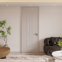 Desain Interior Ruangan Modern SUPERUS Pintu Interior Rumah Kayu Solid untuk Rumah