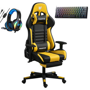 Tùy Chỉnh Cadeira Gamer Nhà Máy Bán Hàng Trực Tiếp <span class=keywords><strong>Lol</strong></span> Máy Tính Ghế Nâng Xoay Tay vịn Chơi Game Ghế Với Chỗ Để Chân Vàng - Product Image 1