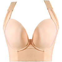 Soutien-gorge sculptant sexy grande taille OEM, sept rangées de boutons, réglable, respirant, écologique, antibactérien, rembourré, contrôle moyen des fesses