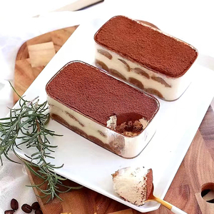 50 Uds 4,6*2,4*2 en cajas de vasos de postre con tapas recipientes de tiramisú de galletas para frutas, pudín, Mousse, tazas de Parfait con tapas - Product Image 6
