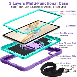 Étui robuste et résistant pour Honor Pad x9a/Z6 11,5 pouces, protection antichoc pour tablette avec béquille intégrée et anti-chute - Product Image 6