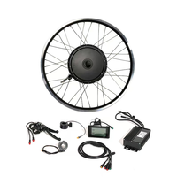 Moteur de roue de vélo électrique en alliage d'aluminium puissant 350W-3000W, roue de 20\"X 3.0 700c, vélo électrique avec écran LCD