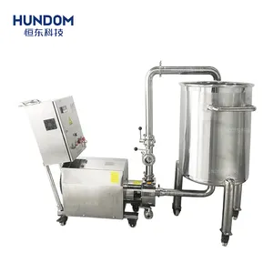 Detergent, liquid and powder pipeline high shear mixer emulsion pump circulating homogenizer machine