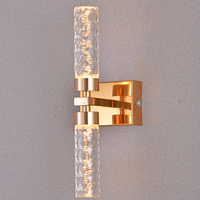 Lampe murale minimaliste nordique, lampe de chevet, lumière de chambre et de salon, lampe murale créative en acrylique de luxe personnalisée