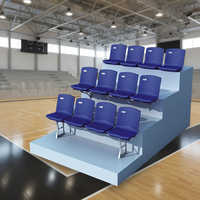 Nouvelle Chaise de Stade en PVC – Équipement Sportif Extérieur pour Écoles, Tennis, Football, Basketball et Chaise de Rangée pour Événements Sportifs