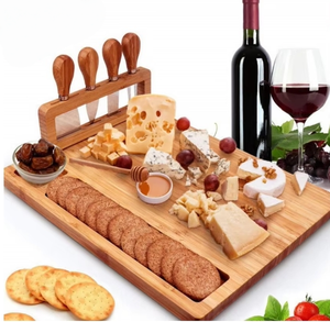 Juego <span class=keywords><strong>de</strong></span> <span class=keywords><strong>tabla</strong></span> <span class=keywords><strong>de</strong></span> <span class=keywords><strong>cortar</strong></span> <span class=keywords><strong>de</strong></span> bambú <span class=keywords><strong>de</strong></span> cuatro piezas transfronteriza <span class=keywords><strong>con</strong></span> cuchillo, tenedor, <span class=keywords><strong>tabla</strong></span> <span class=keywords><strong>de</strong></span> alimentos suplementaria <span class=keywords><strong>para</strong></span> pan, fruta, mantequilla, queso - Product Image 2