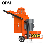 Machine à meuler le béton de 380 mm avec aspirateur intégré, moteur 4 kW, disque de meulage circulaire, polisseuse pour terrazzo