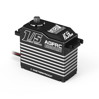 Servomoteur numérique géant AGFRC A280BVMW 16.8V HV 176KG Super Torque 0.092Sec avec boîtier en alliage CNC, étanche, sans balais, pour voiture RC 1/5