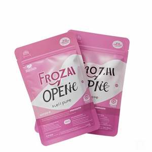 Custom Gravure Printed 3 Side Seal Heat Seal Cooler Plastic Mylar <b>Bag</b> with Aluminum Foil Lined for for <b>Frozen</b> Food Packaging - Product Image 2