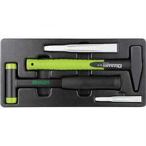 Kit d'outils de réparation automobile Fasano, 5 pièces, kit professionnel pour mécaniciens avec marteau et ciseaux pour travaux de précision - Product Image 2