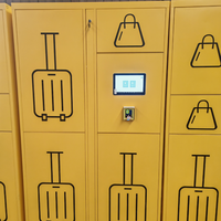 Casier de stockage en libre-service, casier modulaire, service de stockage de bagages pour quartiers commerciaux