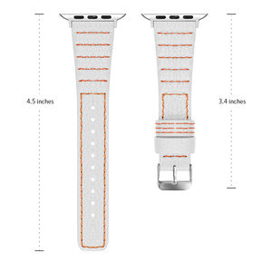 Charm-Correa de cuero genuino para <span class=keywords><strong>Apple</strong></span> <span class=keywords><strong>Watch</strong></span>, pulsera para <span class=keywords><strong>Apple</strong></span> <span class=keywords><strong>Watch</strong></span> Series 6 5 4 <span class=keywords><strong>3</strong></span> 44mm 42mm 40mm 38mm - Product Image 3