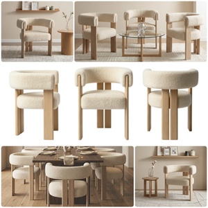 Sedia da Pranzo Ergonomica di Alta Qualità con Telaio <span class=keywords><strong>in</strong></span> <span class=keywords><strong>Legno</strong></span> Artigianale, Design Moderno per Hotel e Arredamento Domestico - Product Image 5