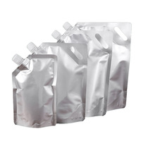 Sachet souple en aluminium de 500 ml de qualité alimentaire, type stand-up, pour l'emballage de nouilles de riz, soupes, sauces et bouillons
