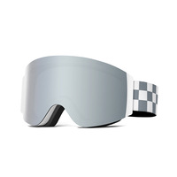 Lunettes de ski cylindriques à double lentille, anti-buée, UV400, magnétiques, à changement rapide, résistantes aux chocs, prix usine en gros, personnalisables