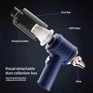 Aspirateur portable Mini collecteur de poussière rechargeable sans fil Aspirateur à main pour <span class=keywords><strong>chambre</strong></span> et bureau - Product Image 2