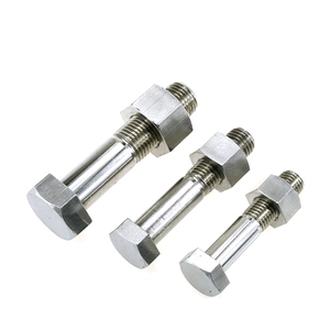 Fijación DIN 931 933 <span class=keywords><strong>Ss</strong></span> Acero inoxidable 304 316 Perno hexagonal B8 B8m - Product Image 5