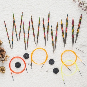 <span class=keywords><strong>Knitpro</strong></span> Symfonie-Juego de agujas circulares para tejer, de madera, intercambiables, 20613, 3,50mm-8,0mm - Product Image 3