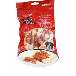 Keamanan Makanan Hewan Peliharaan Tulang Kalsium Yang Lezat dengan Tulang Kalsium Daging Ayam untuk Anjing