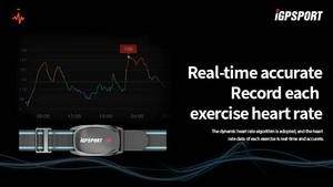 เครื่องวัดอัตราการเต้นของหัวใจ HR70 กันน้ำ สำหรับกีฬาและฟิตเนส ใช้งานได้นาน เหมาะสำหรับปั่นจักรยาน วิ่ง และกิจกรรมอื่นๆ ด้วยดีไซน์ที่ทนทาน - Product Image 4