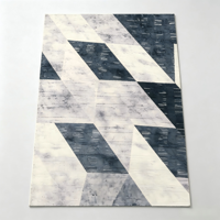 Tapis de prière rectangulaires en polyester tissé, style abstrait moderne, pour salon, vente en gros