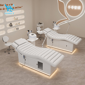 Lit de beauté électrique inclinable SONKLY pour salon de beauté, lit de massage, mobilier de <span class=keywords><strong>spa</strong></span> pour hôtel - Product Image 3