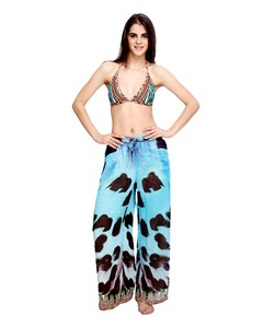 Pantalon imprimé confortable pour femmes coupe ample pantalon taille moyenne à la mode idéal pour un usage quotidien élégant au printemps et en été frais - Product Image 1