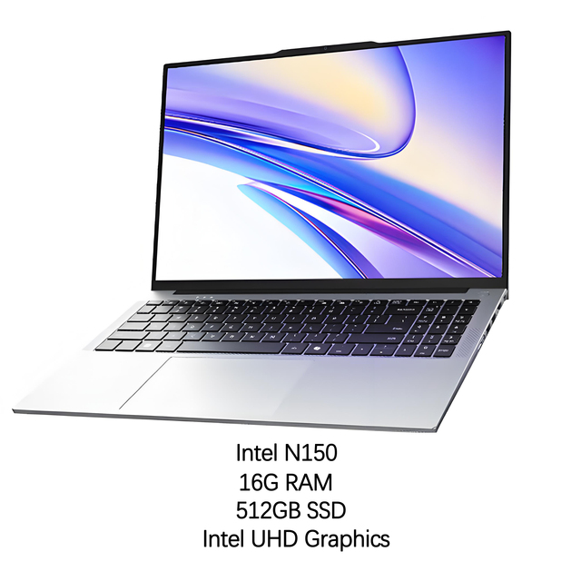 New Lenovo P16H Intel N150 16G Memory 512G SSD 16" IPS FHD Windows 11 Customizable Intel UHD Graphics Portable Business Laptop
