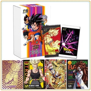 Vente en gros de cartes de collection <span class=keywords><strong>Dragon</strong></span> Balls Rare Son Goku Saiyan Vegeta Heros Trading Cartes à jouer avec impression laser Jouets pour enfants - Product Image 5