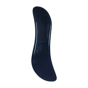 Tabla de obsidiana Gua Sha al por mayor, piedra facial negra de jade para Guasha - Product Image 2