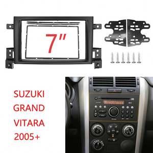 Marco estéreo para Radio de coche, Kit de embellecedor de Panel de montaje para tablero de instrumentos, DVD, 2 Din, Fascia, para Suzuki <span class=keywords><strong>Grand</strong></span> <span class=keywords><strong>Vitara</strong></span>, 2007-2012 - Product Image 4