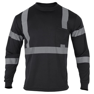 激安卸売 高視認性 長袖 建設用 オレンジ色 作業用 反射安全シャツ - Product Image 6