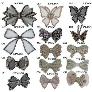 Детская обувь ручной работы со стразами и бантом, аксессуары для обуви, женская обувь с цветами, декоративные аксессуары - Product Image 1