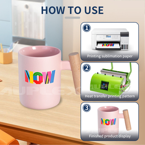 De Ultieme Gids Voor Houten Handvat Mokken 11Oz Gecoate Blanco Sublimatie Witte Mokken Custom Logo Keramische Sublimatie Mok Rond - Product Image 6