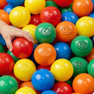 Balles de piscine à balles LittleTom Birth 120, 5,5 cm, colorées, sans BPA, en plastique, jouet éducatif pour développer <span class=keywords><strong>la</strong></span> motricité <span class=keywords><strong>des</strong></span> bébés, pour les moins de 5 ans, usage domestique - Product Image 1
