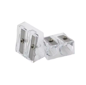 <span class=keywords><strong>Taille</strong></span>-<span class=keywords><strong>crayon</strong></span> transparent <span class=keywords><strong>pour</strong></span> étudiants, blanc, avec deux grands trous <span class=keywords><strong>pour</strong></span> une utilisation en classe - Product Image 1