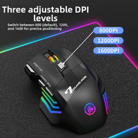 Op voorraad RGB Ademhalingslicht Verticale Optische Rechtshandige 7 Knoppen Oplaadbare 2.4G BT Dubbele Modus Stille Draadloze Gaming Muis