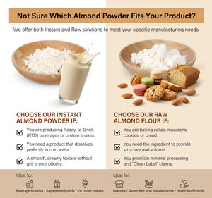 AMULYN Suministra Harina de Almendras <span class=keywords><strong>Cruda</strong></span>/Regular de Grado Alimenticio para Leche Vegetal de Almendras - Product Image 5