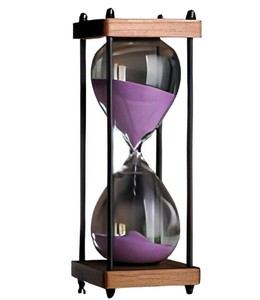 Reloj de Arena de Madera, Temporizador Decorativo con Marco de Madera, Decoración Vintage para Escritorio, Regalo para el Hogar u Oficina - Product Image 1