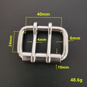 Fibbia a rullo a doppia punta in acciaio inossidabile fibbia per cintura a 2 pin 20mm 25mm 30mm 32mm 40mm <span class=keywords><strong>50mm</strong></span>