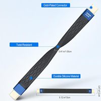 Correa de Silicona Flexible para Cable USB, USB-C a USB-C, Colgante para Mochila, Transferencia de Datos y Carga de 240W, Llavero