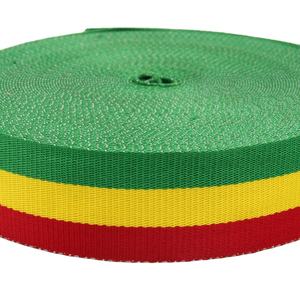 3.8cm 녹색 노란색 빨간색 3 색 폴리에스터 웨빙 메달 슬링 - Product Image 1