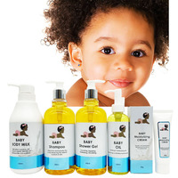Ensemble Professionnel de Soins pour Bébé de Haute Qualité aux Ingrédients Naturels et Biologiques Hydratants pour Réparer et Adoucir la Peau Sèche de Bébé