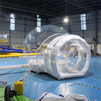 Dôme transparent en forme d'igloo géant en PVC gonflable pour fête d'enfants, ballons à bulles