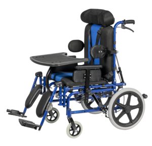 Silla de ruedas de alta calidad, buen precio, Brother Medical Celebral Palsy con reposacabezas plegable ajustable, asiento y respaldo ajustables - Product Image 5