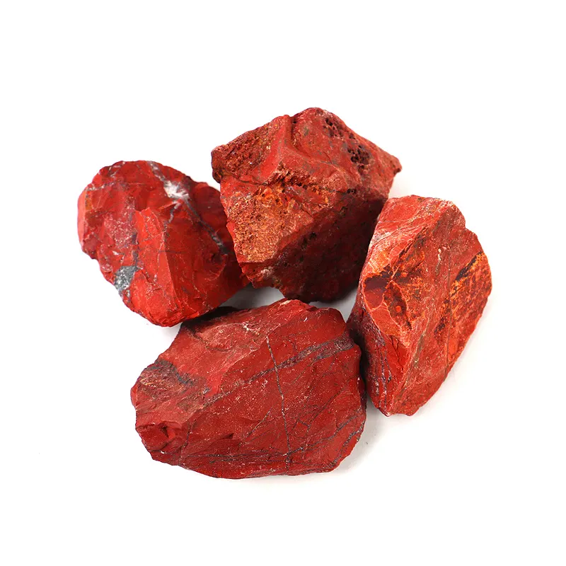 Wholesale Bulk Natural Raw Quartz Stones Red Jasper Rough Stones For Healing