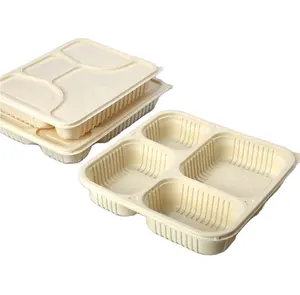 "Small Scale Disposable Plastic Pp Takeway Fast Food Packing Box Container Making Fully Automatic Inline Thermoforming Machine"