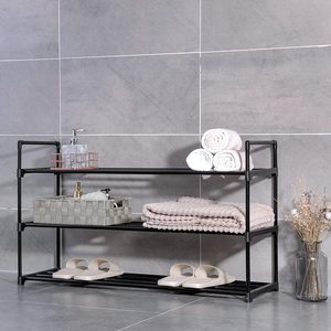 Scarpiera in metallo a basso costo per esposizione di <span class=keywords><strong>scarpe</strong></span> da soggiorno fino a 10 paia di <span class=keywords><strong>scarpe</strong></span> da salotto a 2 livelli - Product Image 5