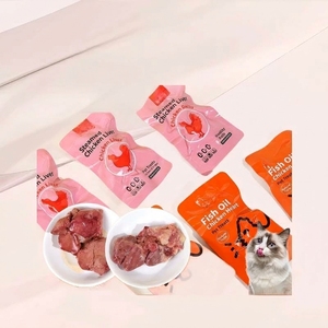 Snack per <span class=keywords><strong>Gatti</strong></span> Adulti al Gusto di Tacchino Senza Conservanti, Prodotto da PhoenHorse, Cibo per Animali di Qualità in Barattolo, Snack Sotto Cottura - Product Image 1